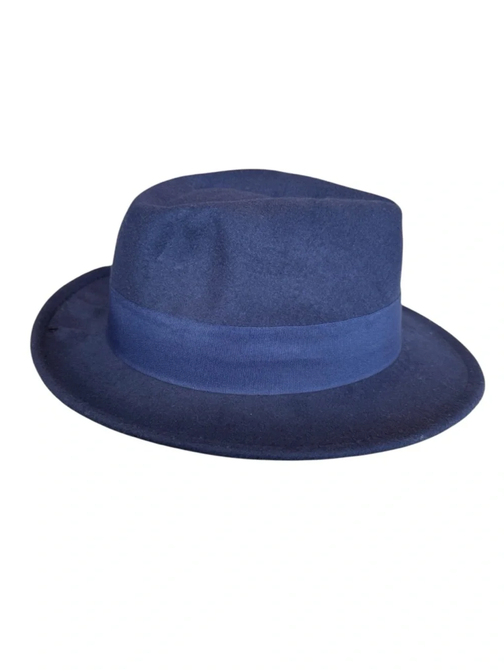 NEW Peter Grimm Collection Navy Wool Felt Fedora Hat Western Boho Ranch Style
